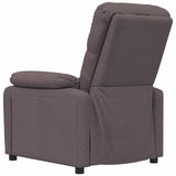 Fauteuil de massage Marron foncé Tissu