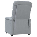Fauteuil de massage Gris clair Tissu