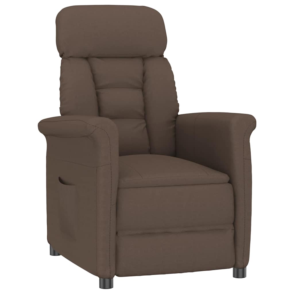 Fauteuil inclinable marron Marron foncé 70.5 x 96.5 x 95 cm