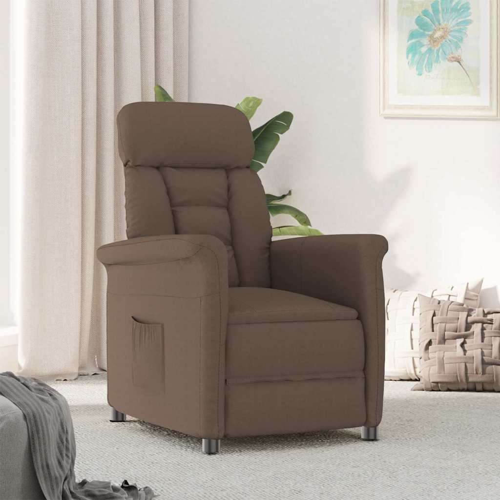 Fauteuil inclinable marron Marron foncé 70.5 x 96.5 x 95 cm