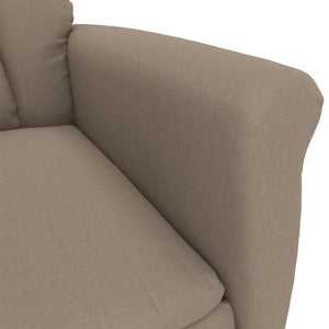 Fauteuil Relax Taupe Taupe 70.5 x 96.5 x 95 cm Polyester