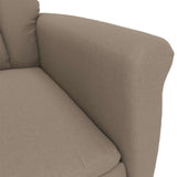 Fauteuil Relax Taupe Taupe 70.5 x 96.5 x 95 cm Polyester