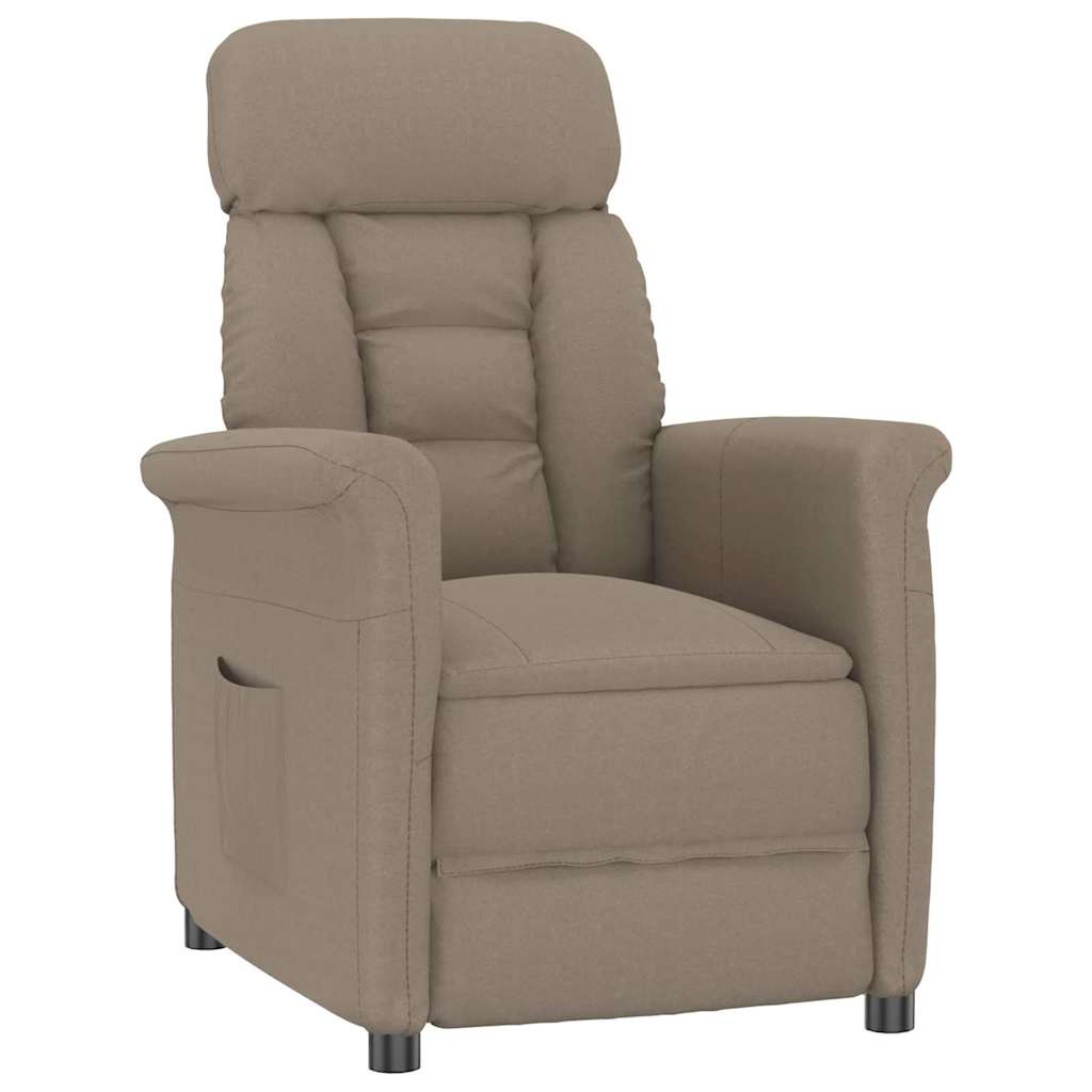 Fauteuil Relax Taupe Taupe 70.5 x 96.5 x 95 cm Polyester