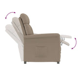 Fauteuil Relax Taupe Taupe 70.5 x 96.5 x 95 cm Polyester