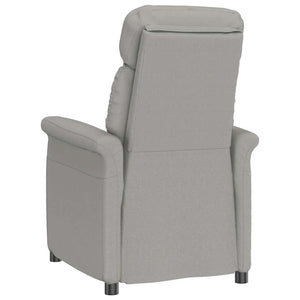 Fauteuil Relax Light Grey Gris clair 70.5 x 96.5 x 95 cm tissu