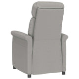 Fauteuil Relax Light Grey Gris clair 70.5 x 96.5 x 95 cm tissu