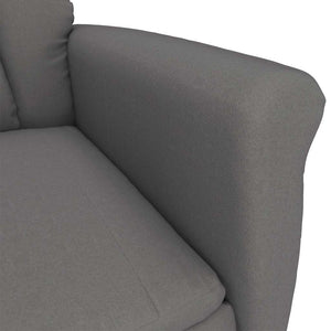 Fauteuil Relax Dark Grey Gris foncé 70.5 x 96.5 x 95 cm tissu