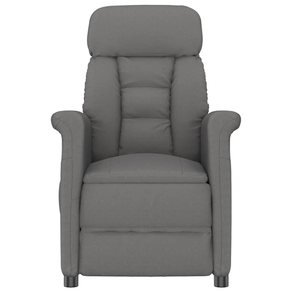 Fauteuil Relax Dark Grey Gris foncé 70.5 x 96.5 x 95 cm tissu