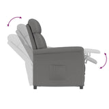 Fauteuil Relax Dark Grey Gris foncé 70.5 x 96.5 x 95 cm tissu