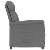 Fauteuil Relax Dark Grey Gris foncé 70.5 x 96.5 x 95 cm tissu