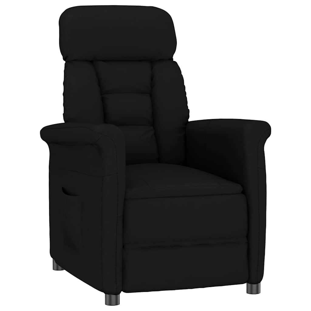 Fauteuil inclinable noir Noir 70.5 x 96.5 x 95 cm Faux cuir