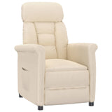 Fauteuil inclinable Beige Tissu microfibre