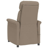 Chaise de massage avec coussin Taupe 70.5 x 96.5 x 95 cm tissu