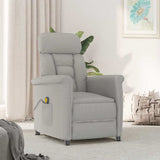 Chaise de massage Gris clair 70.5 x 96.5 x 95 cm Polyester