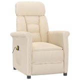 Fauteuil de massage Beige Tissu microfibre