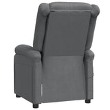 Fauteuil de massage Anthracite Similicuir