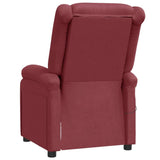 Fauteuil de massage Rouge bordeaux Similicuir