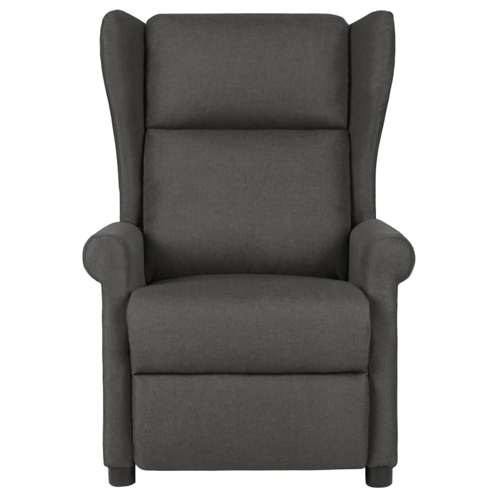 Fauteuil de massage Gris foncé Tissu