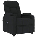 Fauteuil inclinable Noir Tissu