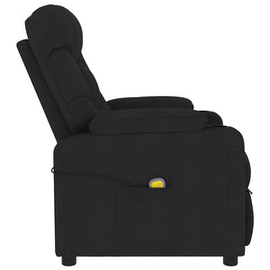 Fauteuil inclinable Noir Tissu