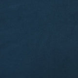 Fauteuil à bascule à oreilles en velours bleu bois massif