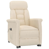 Fauteuil inclinable électrique Beige Microfibre