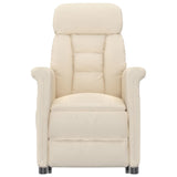 Fauteuil inclinable électrique Beige Microfibre