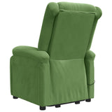 Fauteuil de massage Vert clair Velours