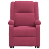 Fauteuil de massage Rouge bordeaux Velours