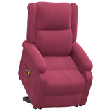 Fauteuil de massage Rouge bordeaux Velours