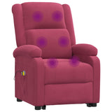 Fauteuil de massage Rouge bordeaux Velours