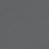 Chaise cabriolet avec repose-pied gris foncé tissu