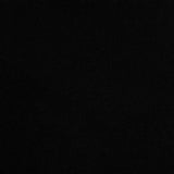 Chaise cabriolet avec repose-pied noir tissu