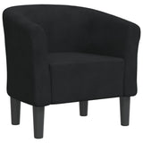 Chaise cabriolet noir velours