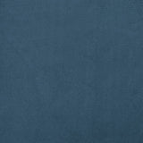 Chaise cabriolet avec repose-pied bleu foncé velours