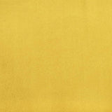 Chaise cabriolet avec repose-pied jaune velours