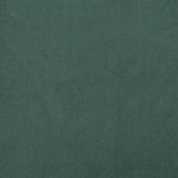 Fauteuil avec repose-pied vert foncé velours