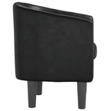 Fauteuil noir similicuir