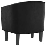 Fauteuil noir similicuir