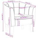 Fauteuil noir similicuir