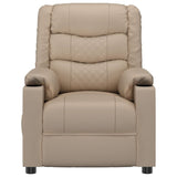 Fauteuil inclinable électrique Cappuccino Similicuir