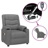 Fauteuil de massage électrique Gris Similicuir