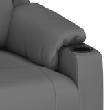 Fauteuil de massage électrique Gris Similicuir