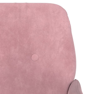 Fauteuil Rose 62x79x79 cm Velours