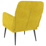 Fauteuil Jaune 62x79x79 cm Velours