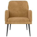 Fauteuil Marron 62x79x79 cm Velours
