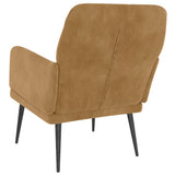 Fauteuil Marron 62x79x79 cm Velours