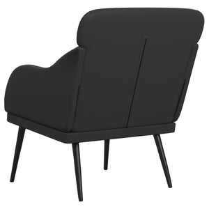 Fauteuil Noir 63x76x80 cm Similicuir