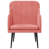 Fauteuil Rose 63x76x80 cm Velours