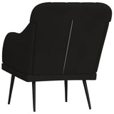 Fauteuil Noir 63x76x80 cm Velours
